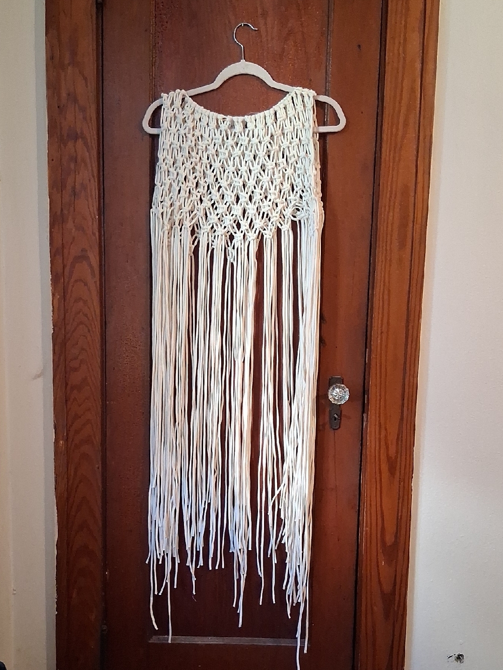 Handmade Macromae Dress/shaw
